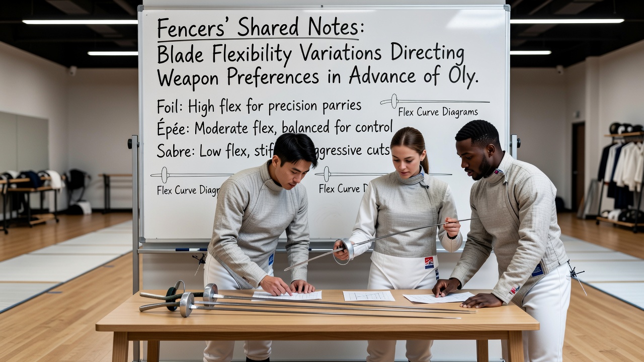 Athletes reviewing blade performance data on shared community platforms